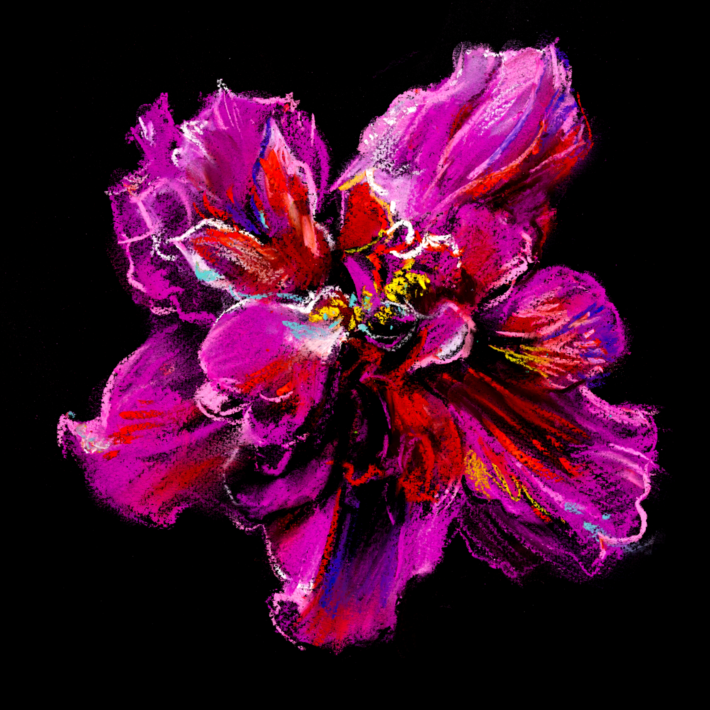 Flower Glass Wall Art