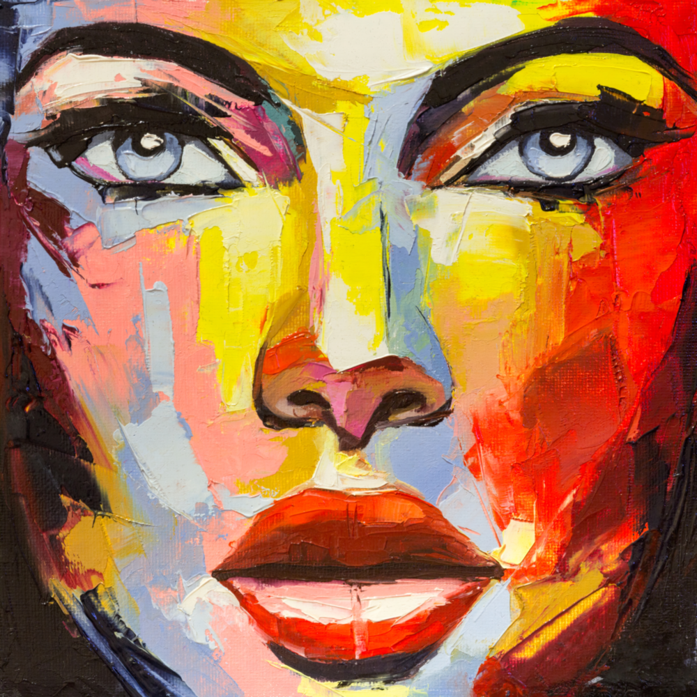 Women's Glass Wall Art