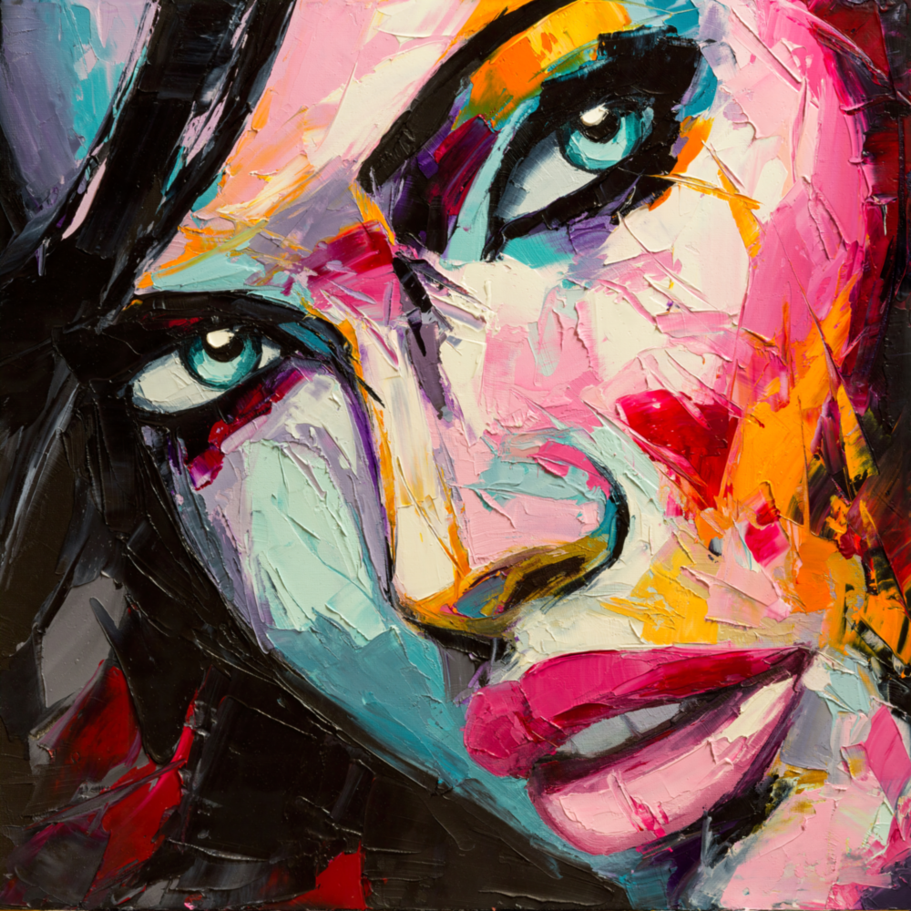 Women's Glass Wall Art
