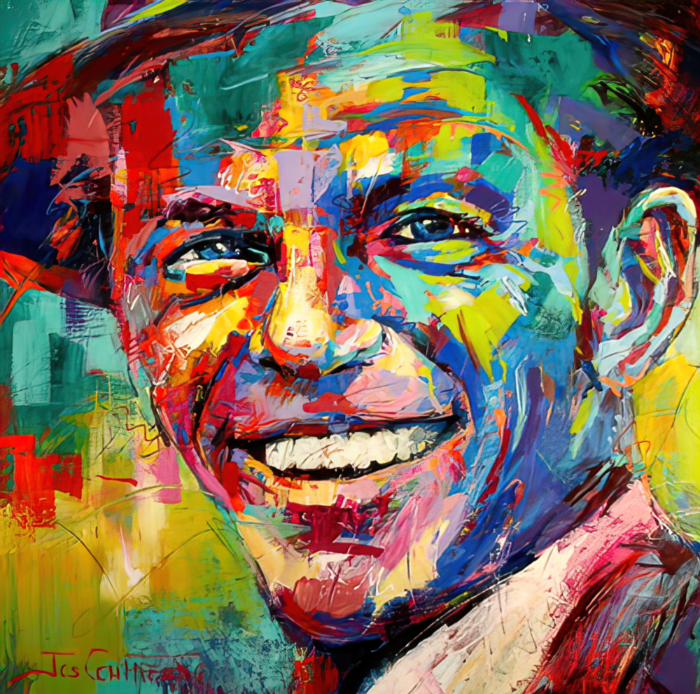 Frank Sinatra Glass Wall Art