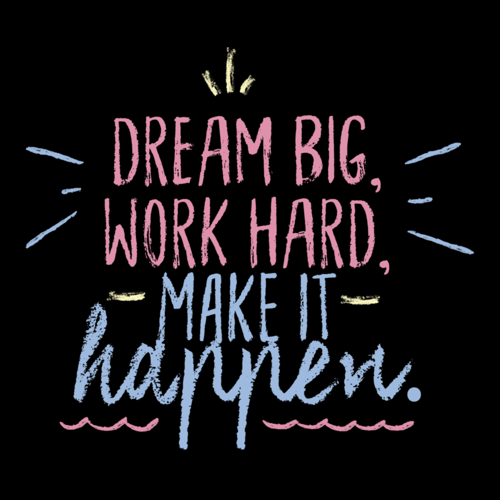 “Dream Big” Glass Wall Art