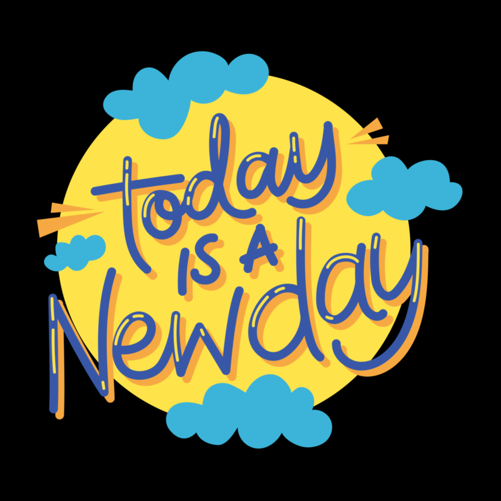 Today is a New Day” Glass Wall Art