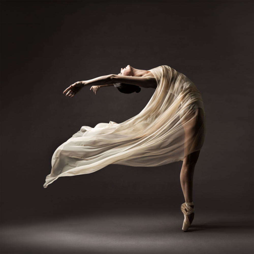 Ballerina Glass Wall Art
