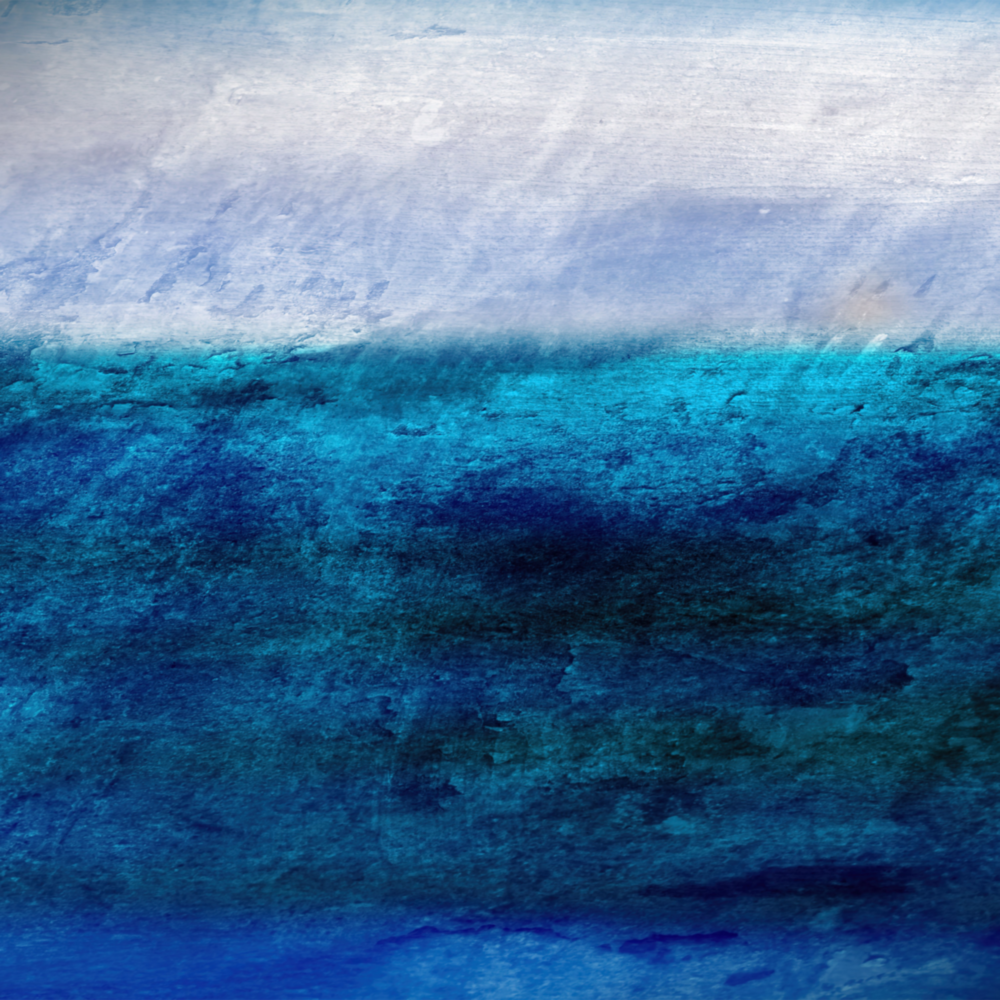 Shades of Blue Glass Wall Art