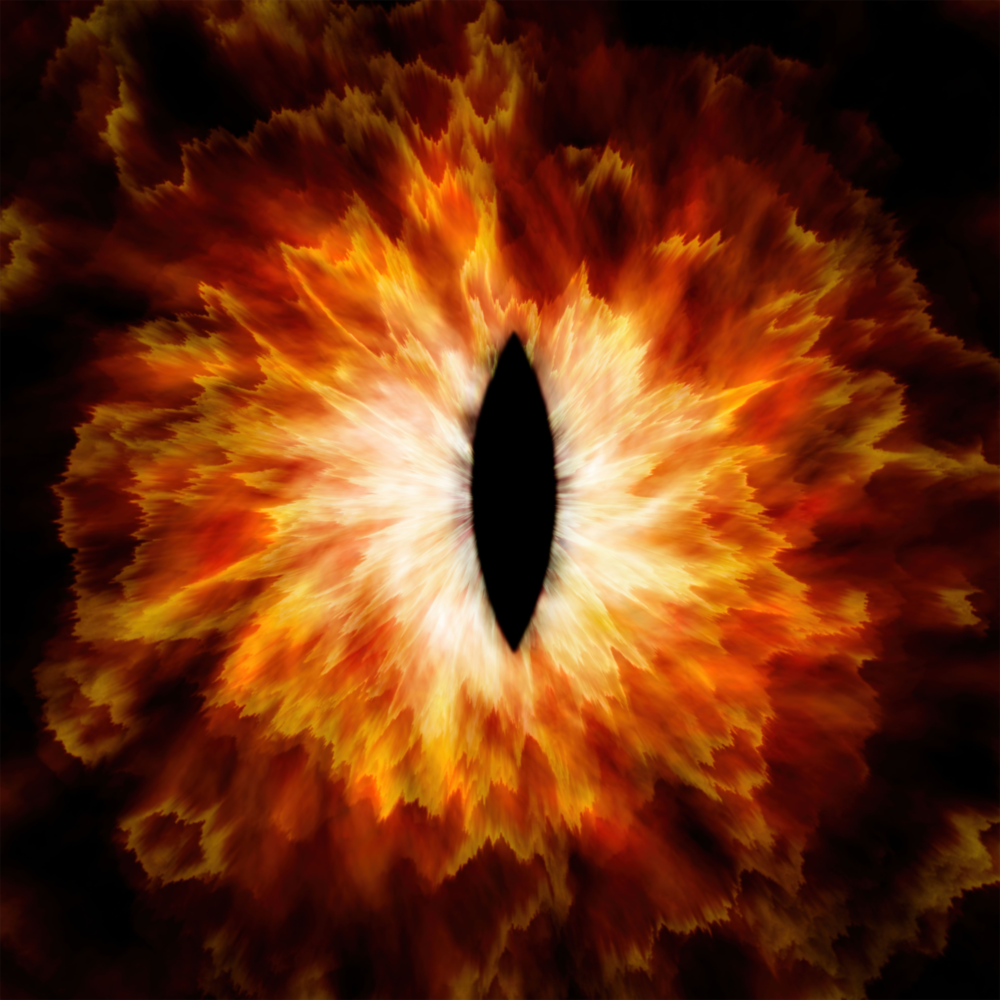 Fire Eye Glass Wall Art