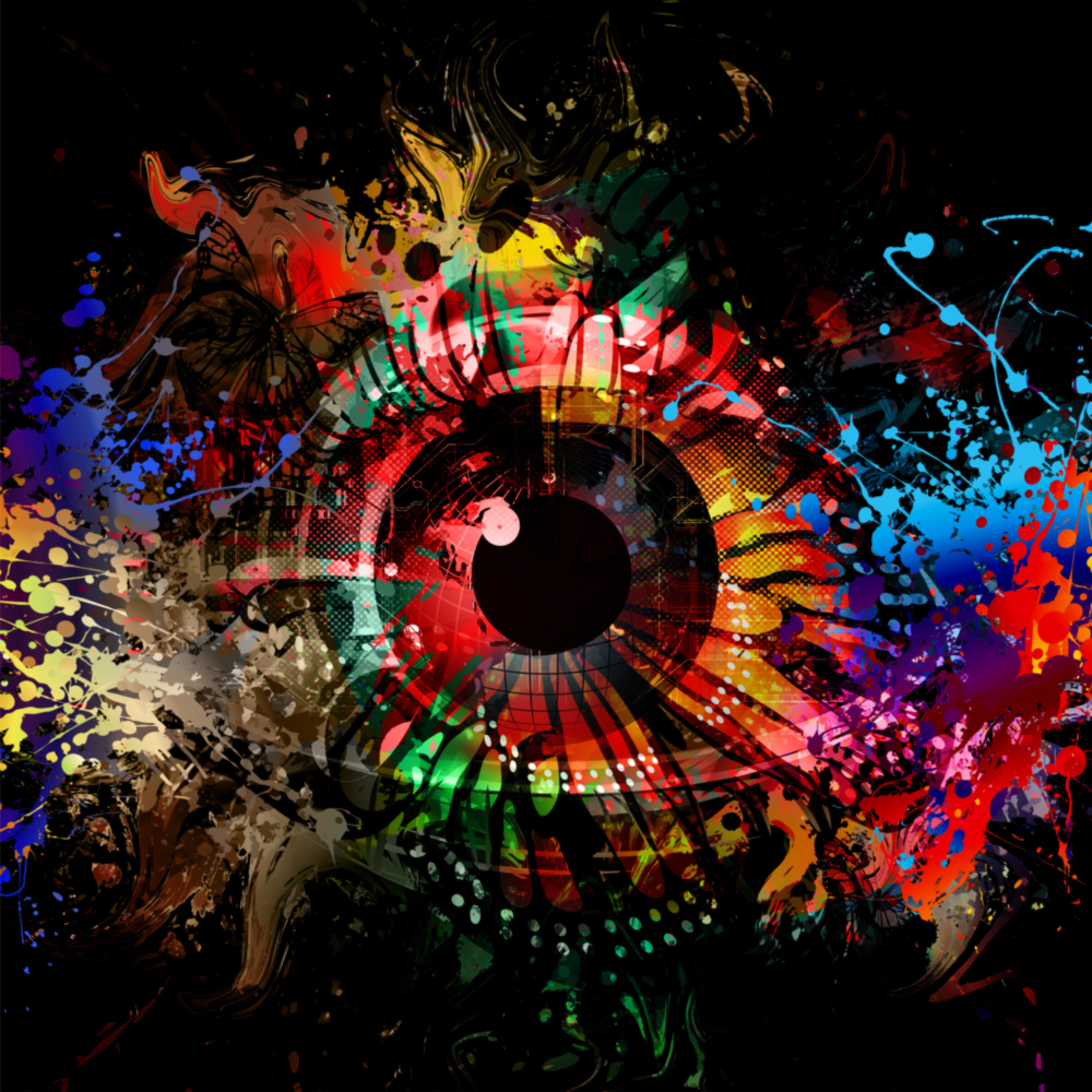 Illustration Eye Glass Wall Art