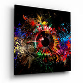 Illustration Eye Glass Wall Art.