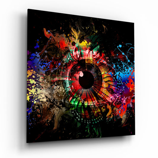Illustration Eye Glass Wall Art.
