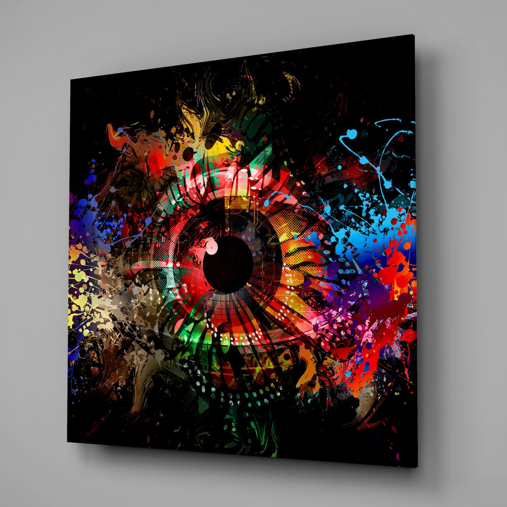 Illustration Eye Glass Wall Art.