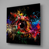Illustration Eye Glass Wall Art.