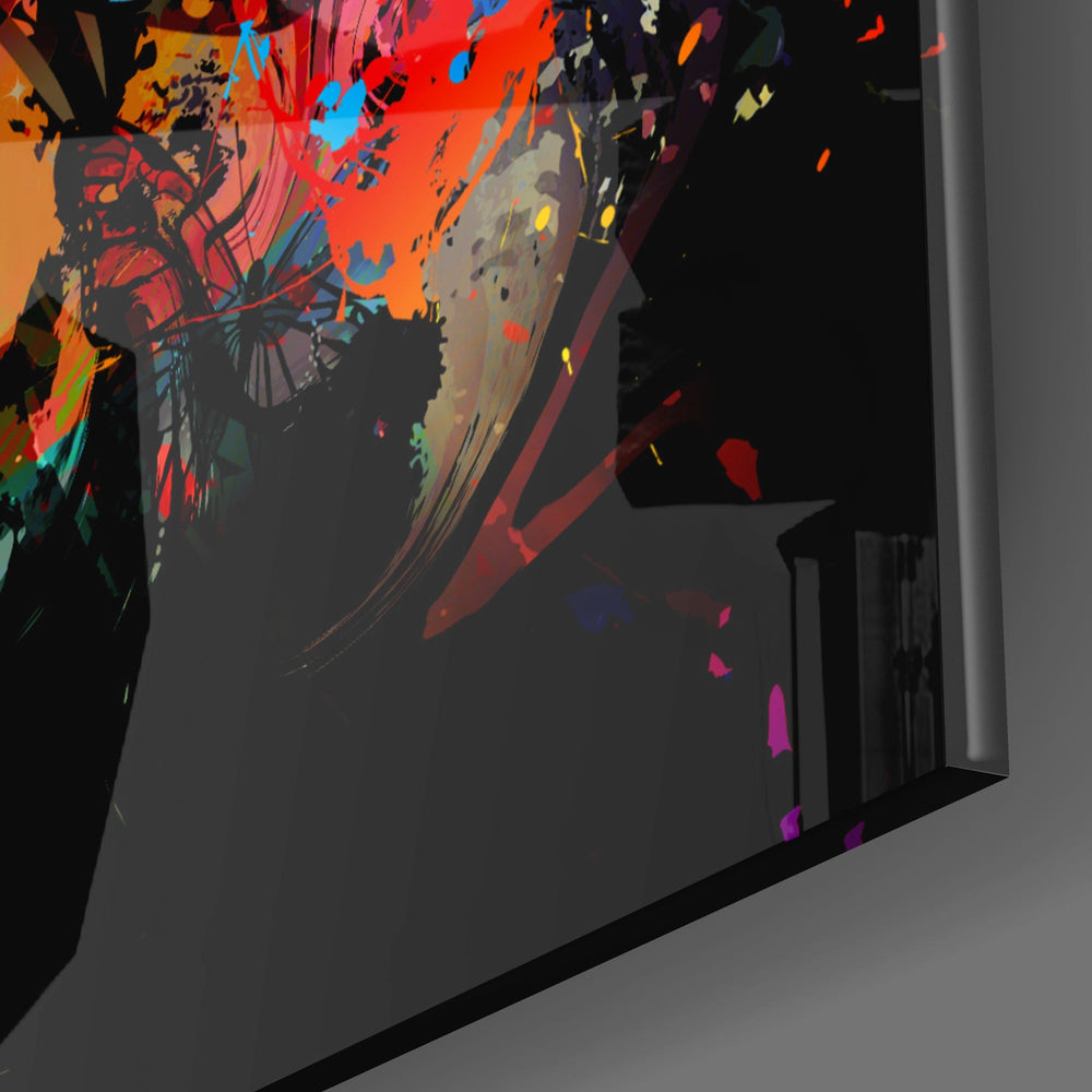 Illustration Eye Glass Wall Art.