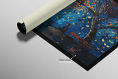 Lunar Serenade — Haptic 3D Embossed + High-Gloss Lacquer Print
