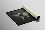 Titanium Terra Impasto — 3D Haptic Embossed High-Gloss Luxury Wall Art