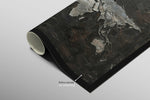 Titanium Terra Impasto — 3D Haptic Embossed High-Gloss Luxury Wall Art