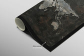 Titanium Terra Impasto — 3D Haptic Embossed High-Gloss Luxury Wall Art
