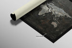 Titanium Terra Impasto — 3D Haptic Embossed High-Gloss Luxury Wall Art