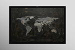 Titanium Terra Impasto — 3D Haptic Embossed High-Gloss Luxury Wall Art