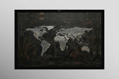 Titanium Terra Impasto — 3D Haptic Embossed High-Gloss Luxury Wall Art