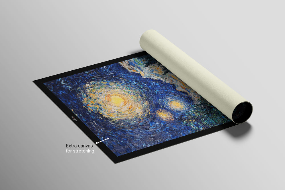 Celestial Whorl — Haptic 3D Embossed + Gloss Lacquer Print