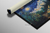 Celestial Whorl — Haptic 3D Embossed + Gloss Lacquer Print