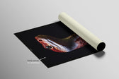 Dark Symbiote Noir — Haptic 3D Embossed + High-Gloss Lacquer Print
