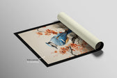Sapphire Songbird — Haptic 3D Embossed + High-Gloss Lacquer Print