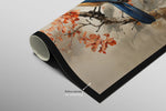 Sapphire Songbird — Haptic 3D Embossed + High-Gloss Lacquer Print