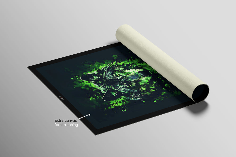 Forest Guardian — Haptic 3D Embossed + High-Gloss Lacquer Print
