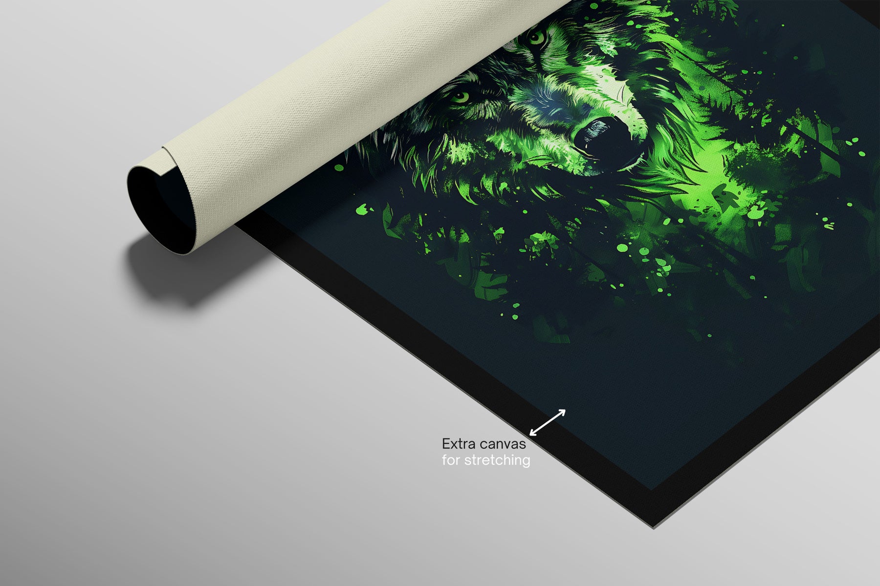 Forest Guardian — Haptic 3D Embossed + High-Gloss Lacquer Print