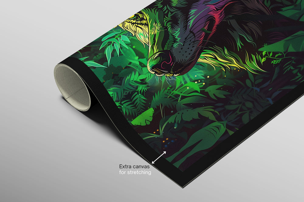 Neon Canopy Alpha — Impresión háptica con relieve 3D + laca de alto brillo