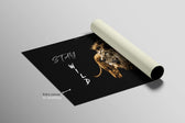 Lacquer Rain King — Haptic 3D Embossed + Pure Gloss Lacquer Print