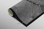 Silver Veins — Haptic 3D Embossed + Gloss Lacquer Print