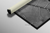 Silver Veins — Haptic 3D Embossed + Gloss Lacquer Print