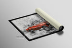 Crimson Chrome Classic — Haptic 3D Embossed + Gloss Lacquer Print
