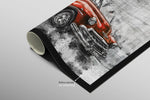 Crimson Chrome Classic — Haptic 3D Embossed + Gloss Lacquer Print