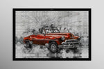 Crimson Chrome Classic — Haptic 3D Embossed + Gloss Lacquer Print