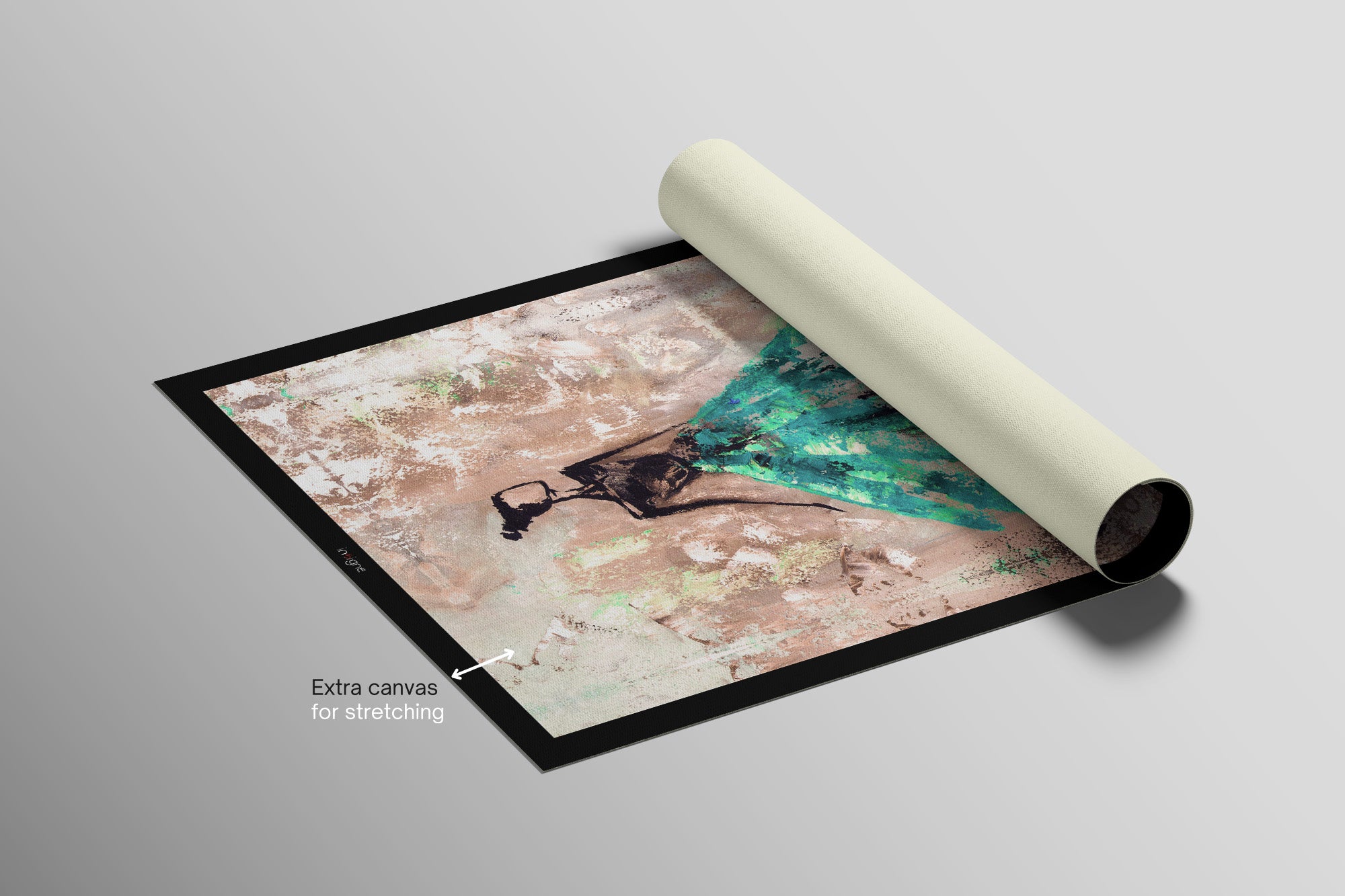 Jade Couture Muse — Haptic 3D Embossed + High-Gloss Lacquer Print