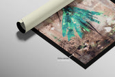 Jade Couture Muse — Haptic 3D Embossed + High-Gloss Lacquer Print