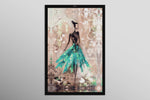 Jade Couture Muse — Haptic 3D Embossed + High-Gloss Lacquer Print