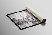 Paris in Bloom — Haptic 3D Embossed + High-Gloss Lacquer Print