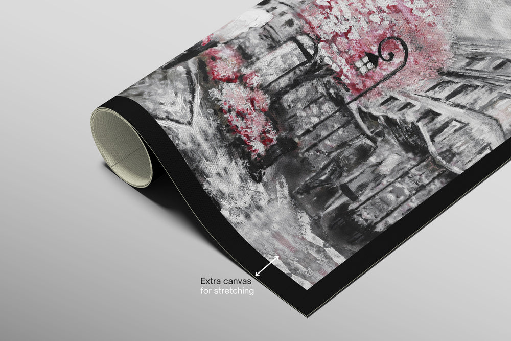 Paris in Bloom — Haptic 3D Embossed + High-Gloss Lacquer Print