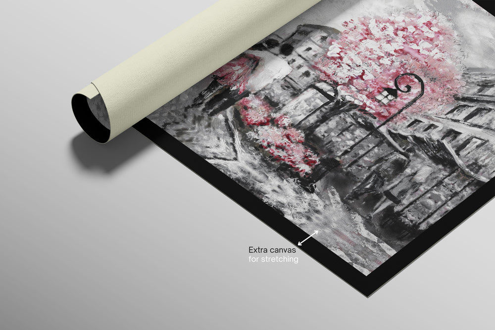 Paris in Bloom — Haptic 3D Embossed + High-Gloss Lacquer Print