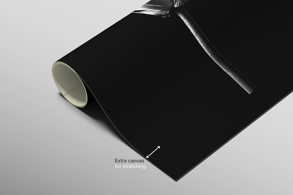 Noir Bloom Radiance — Haptic 3D Embossed + High-Gloss Lacquer Print