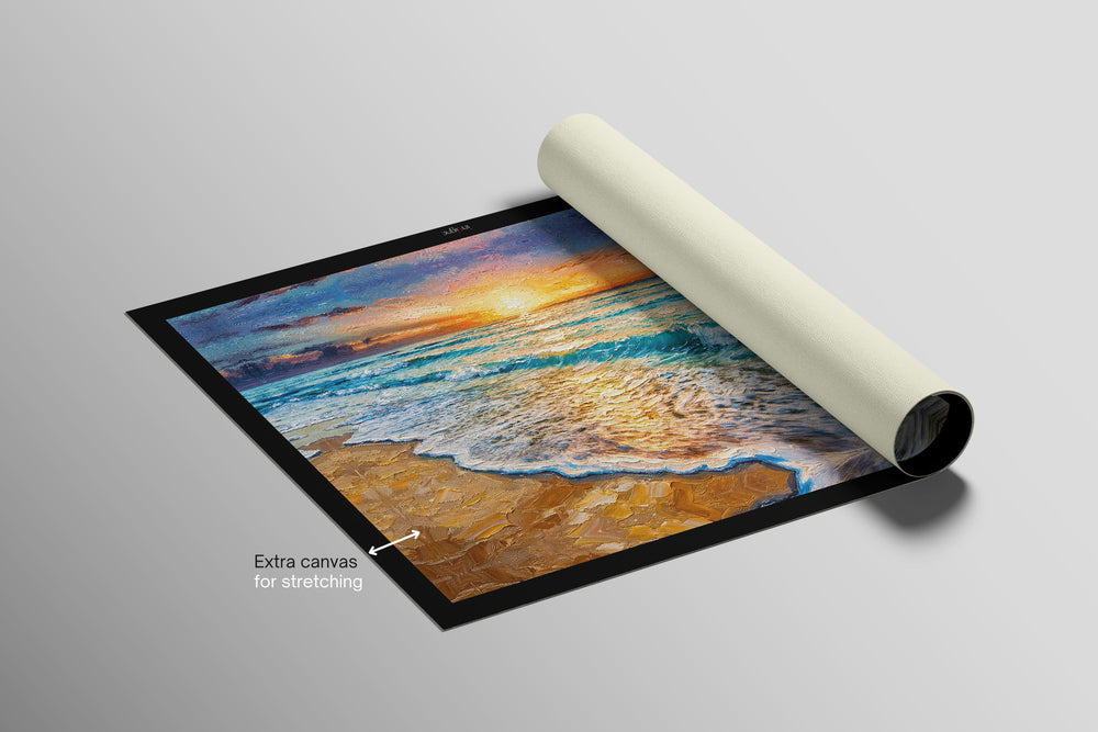 Splendore della costa azzurra — Quadro da parete di lusso 3D a rilievo aptico ad alta lucentezza