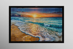 Splendore della costa azzurra — Quadro da parete di lusso 3D a rilievo aptico ad alta lucentezza