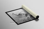 Alabaster Muse & Butterflies — 3D Haptic Embossed High-Gloss Luxury Wall Art