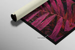 Magenta Midnight Frond — Un battito scolpito di velluto tropicale