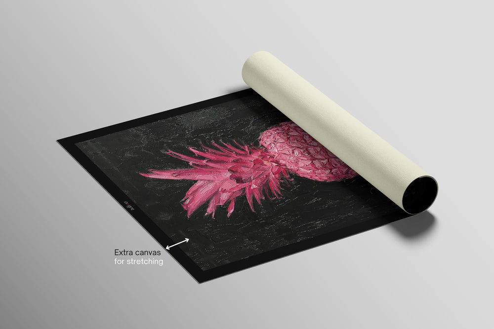 Eclectic Pineapple Pulse — Un pop texturizado en rosa y negro