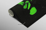 Emerald Silence – 3D Haptic Embossed High-Gloss Luxury Wall Art