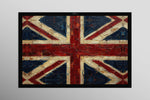 Imperial Heritage: Sculpted Union Jack — 3D Haptic Embossed High-Gloss Luxury Wall Art